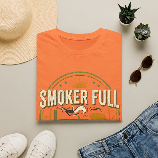 Smoker Full, Calendar Clear - Backyard Grill T‑Shirt
