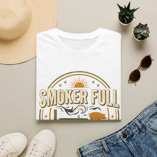 Smoker Full, Calendar Clear - Backyard Grill T‑Shirt